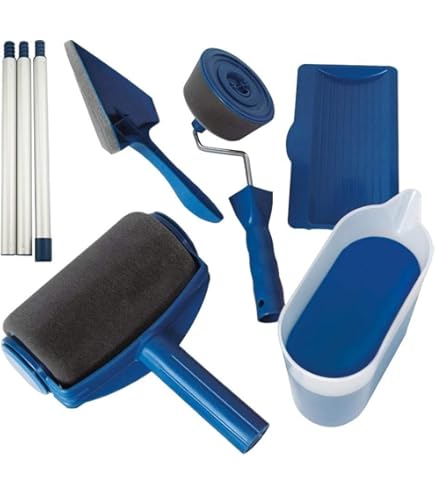 Set Rulli In Gomma Per Stampa - 3 Rulli, 1 Funghetto E 1 Incisore Per Linoleum E Pittura - Foto 10