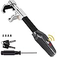 Turnart Steering Wheel Lock, Spoke Lock, 120dB Alarm Model, Fits Spokes up to 7cm, Includes 2 Keys and a Screwdriver, Black/Silver, 1 Unit