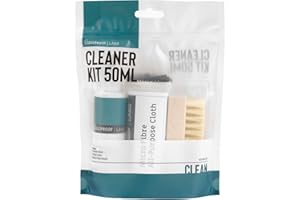 Liquiproof LABS Liquiproof Cleaning Kit - Premium Cleaning Solution 50ml, Microfibre Cloth, Vegetable Fibre Brush - Suede, Leather, Vinyl, Nylon, Cotton Care Kit
