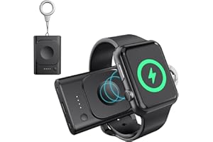 NEOTRIXQI Bezprzewodowa ładowarka do zegarka Apple Watch 8 7, 1800 mAh, magnetyczna ładowarka do Apple Watch, przenośna ładowarka do iWatch 8, 7, 6, 5, 4, 3, 2, 1, Seris, ładowarka USB-C do Apple Watch z