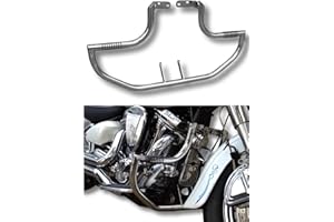 BIKEMASTERSUK BM UK | XV1600-1700 | Barre de Protection de Moteur en Acier Inoxydable – XV1600 | XV1700 Wild Star (Road Star, Silverado 1600 | 1700)