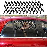 Ventana de ventana/protector de coche: permite la ventilación y crea flujo de aire pero evita que las mascotas se peguen la cabeza fuera de la ventana.