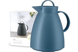 ‎ALFI alfi 0935.060.100 Dan dzbanek termiczny, 1 l, tworzywo sztuczne matowe, Vintage Indigo