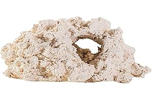 ARKA AQUATICS ARKA Cerámica - Cave 2-Hole - 15 cm - Cueva Hecha de materias primas Naturales, Libre de contaminantes con Alta porosidad, Made in Germany, para acuarios Marinos