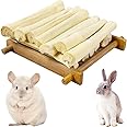 PETO 500g Sweet Bamboo Chew Sticks for Rabbits, Natural Chew Toys for Teeth, Bunny Molar Treats Snack for Small Animals Chinchilla Guinea Pig Hamsters, Improves Dental Health