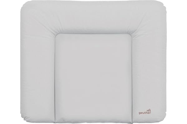 Geuther 5835 Commode à langer Lena Dimensions: 85 x 75 cm Matelas à langer pour étagère à langer Clarissa et autres tables à langer lavable Sprinkled grey