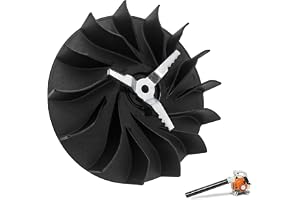 1 set 4241-704-3405 fläkthjul och 4229-768-0300 dokumentförstörarblad för STIHL BG 56 BG86 SH56 SH86 lövblåsare