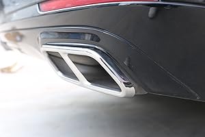 METYOUCAR Pegatinas para parte trasera de acero inoxidable para Clase S W222 Coupe, clase R W251 2010 -2017 GL, Clase X166 2013 – 2015.
