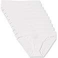 Amazon Essentials Women's Cotton Bikini Brief Underwear (Available in Plus Size), Pack of 6