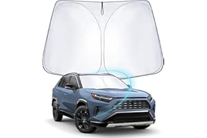 WEIPIN Parasol Compatible con Toyot-a RAV-4 2019-2021 2022 2023 Parasol de Coche para Parabrisas Delantero para RAV-4 2023 Accessori con refrigeración Anti UV, protección Interior