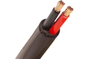 DCSk - 5m Cable circular para vehículos de 5 m 2 x 2,5 mm² - Cable eléctrico FLYYY de 2 conductores para remolque