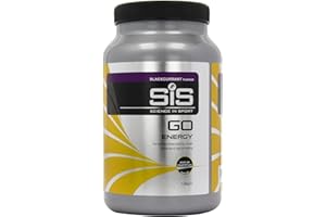SCIENCE IN SPORT SIS SiS Science in Sport GO Energy Polvere Energetica | Gusto Ribes Nero | Bevanda Energetica | Fornisce una Erogazione Isotonica Rapida di Carboidrati | Vegano, senza Glutine | 1,6 kg | 40 porzioni