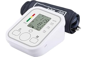 FONCBIEN Tensiomètre Électronique Bras - Mesure Tension Artérielle & Pouls avec Double Mémoire (2x99), Brassard Ajustable 22-32cm, Grand Écran LCD, Autodiagnostic - Usage Domestique Cliniquement Validé