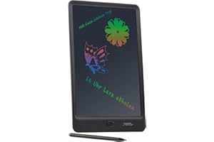 General Office Ardoise LCD 10 25,4 cm Multicolore avec Stylet et Verrouillage des Touches