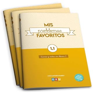Pack Mis Problemas Favoritos 1.1, 1.2, 1.3, 1º Educación Primaria