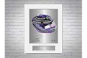 LJW Photo dédicacée de Lewis Hamilton 2021 - Format A4