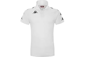 Kappa Polo Caldes-Man-2XL-Bianco Shirt, Multicolore, XXL Unisex-Adulto