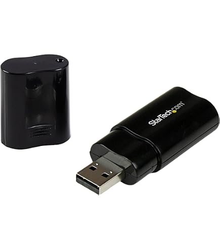 Scheda Audio Usb, TechRise Esterna con Adattatore Usb c Black
