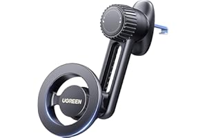 UGREEN Uchwyt Samochodowy do Telefonu kompatybilny z MagSafe Magnetyczny Uchwyt do Telefonu na Kratkę Wentylacyjną w Samochodzie kompatybilny z etui MagSafe iPhone 15 14 13 12 Pro Max Plus Mini