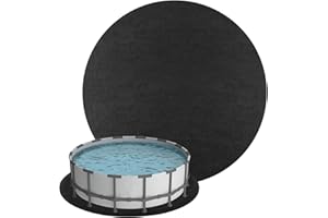 YUMSUR 10Ft Hot Tub Mat,Floor on Pool Mat Swimming Pool Mat Floor Protector,Hot Tub Pad Mat,Pool Liner Pad For Above Ground Inflatable Hot Tubs Floor Pad,Portable Spa Pool Accessories (Round 10FT)