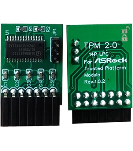 Modulo TPM 2.0 Per Schede Madri MSI - Chipset Infineon SLB 9670, SPI 12 Pin, Compatibile Con Windows 10