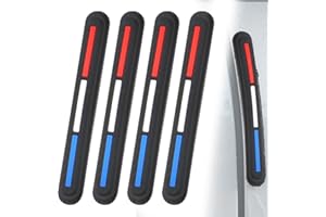 NIANOPKM 4 Pcs. Protector de borde de puerta Pegatina de parachoques de coche Protector de colisión Se puede utilizar en varios coches