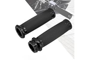 HDBUBALUS Manopole per Manubrio Dell'Acceleratore Elettronico Da 1 "Manopole per Moto Adatte per Harley Street Electra Road Glide Road King
