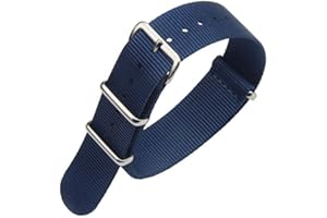 FOUUA Nylon Uhrenarmbänder Band NATO Style Wahl der Farbe, Länge und Breite 16mm 18mm 20mm 22mm 24mm Ersatz-Ballistikbänder für Männer und Frauen