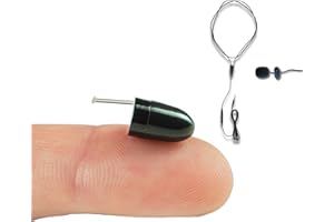 PingaOculto Pinganillo Examenes Vip Pro Invisible y Oculto para Movil con Microfono Cable - Auricular Espia Inalambrico Examen con Manos Libres para Llamadas (Pinganillo Vip Pro UltraMini + Micrófono)