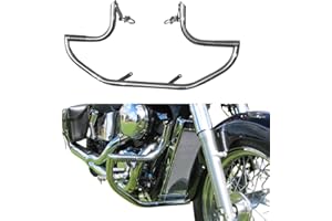 BIKEMASTERSUK MOTORCYCLE PARTS & ACCESSORIES BM UK | VT750 | Protection de moteur de moto en acier inoxydable avec repose-pieds intégré – Honda VT 750 Shadow C2/RC 44 (1997 - 2003)
