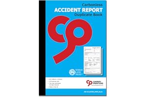 CHERRY PRINTERS Cherry NCR Accident Report Duplicate Book SL A5 40 Sets