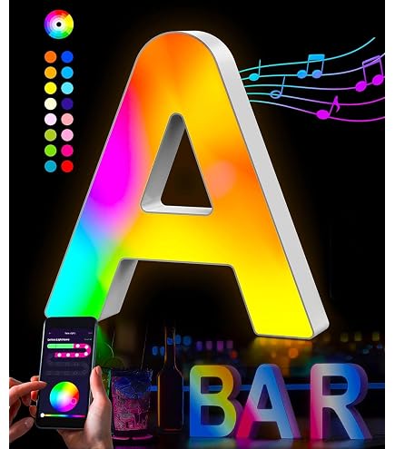Caja De Luz Led Pizarra Con Letras Y Emojis Letrero Luminoso