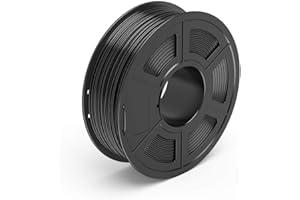 TECBEARS PLA Filamento de Impresión 3D, 1.75mm Negro, Precisión Dimensional +/- 0.02 mm, 1kg Carrete, 1 Paquete