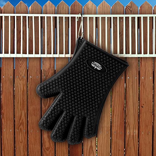 Molecule Silikon Backhandschuhe 1 Paar schwarz - 5