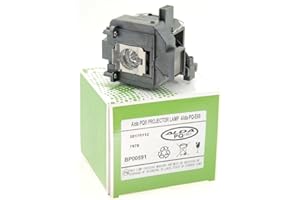Alda PQ Premium, Lampada per proiettore compatibile con i proiettori EPSON EH-TW9200W, EH-TW9200, EH-TW9100W, EH-TW9000, EH-TW8100, EH-TW7200, Lampada con alloggiamento