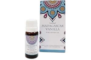 KERALA Aceite esencial Vainilla. Bote oscuro de cristal. Tapón de rosca con dosificador. 10 ml.