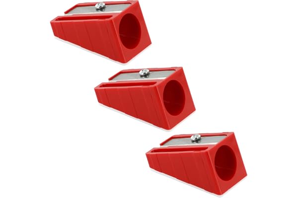 KUM - Taille-crayons 100-70, 3 pices, rouge, pour crayons jusqu' 17 mm