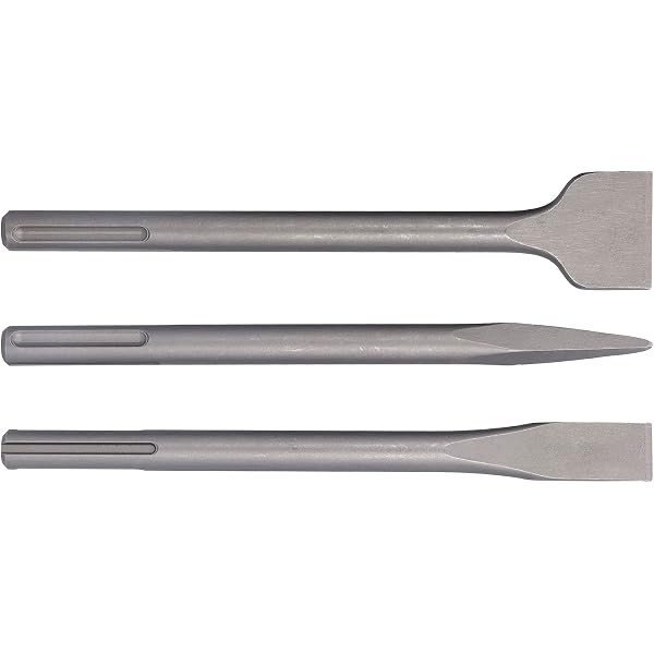 HOIGON 2-Pack 15.3" X 3" Hex Shank Scraping Chisel – 40Cr Metal, 1-3/16" Hex, For Demolition Hammer & Tile/Thinset Removal
