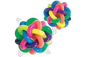 Baker Ross P5613 Rainbow Spaghetti Balls, Perfect for Children to Play with Alone or With Friends, Ideal for Outdoor Use (Pack of 5)