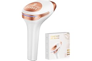 PRETTIVO 21J Depiladora Laser, 3 en 1 IPL Depiladora de Luz Pulsada Eficiente, 600NM-1200NM Laser Depilacion, 9 Niveles Energía y 999.900 Luz Pulsada para Hombres, Mujeres, Cara, Axilas, Piernas, Cuerpo