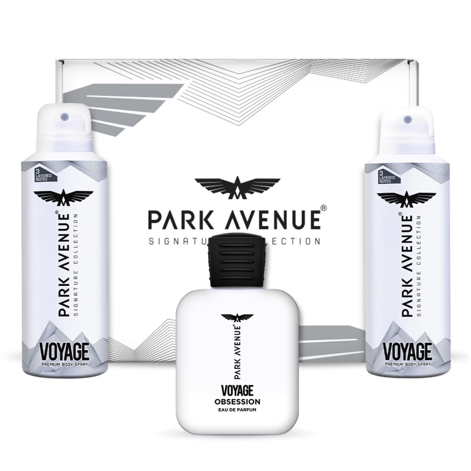 Park Avenue Signature Gift Set For Men 2 Deo & 1 Fresh Liquid Eau De Parfum Men, 350ml | Perfume for Men | Premium Luxury Fra