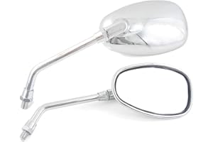 AREA LONGBOARD Juego de espejos retrovisores compatible con Honda VT 750 C Black Widow, X4 / VT 600 C Shadow (V19)