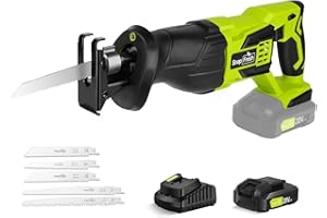 Sega Alternativa - SnapFresh Sega Alternativa Cordless per Taglio Legno, Metallo e Plastica, Motore Potente 0-3000 SPM, Design Leggero e Senza Fili, Funzionamento a Batteria