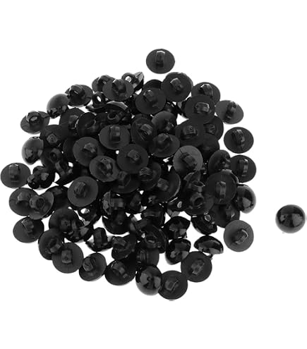 50 OCCHI DI sicurezza in plastica nera con rondelle fai da te occhi per 50 OCCHI DI sicurezza in plastica nera con rondelle fai da te occhi per