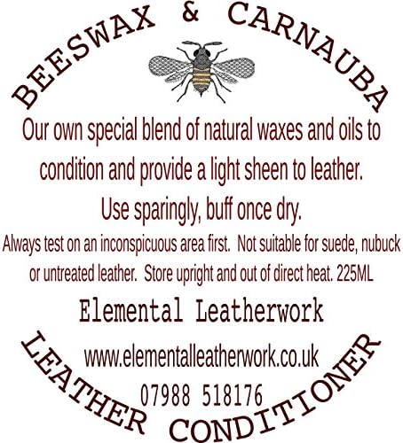Beeswax and Carnauba leather conditioner