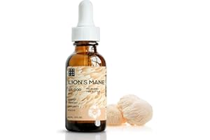 G R O U N D E D COFFEE SCRUB Lions Mane Supplement - High Strength 115,000mg Lions Mane Extract (30 Servings) Premium Herbal Mushroom Supplement for Men & Women. by Grounded Body Scrub