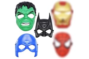 Nesloonp Mascarillas de fiesta para niños, 5 unidades, para disfraz de casa del dinero, para cosplay, fiestas de disfraces, mascarillas de media cara con elástico para mujer – Carnaval máscara