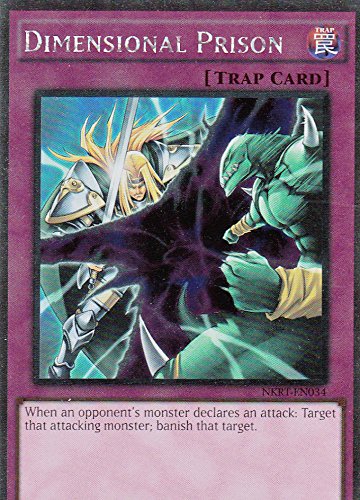YU-GI-OH! : NKRT-EN034 Dimensional Prison Platinum rare (Noble Knights of the Round Table) Yugioh Single Card