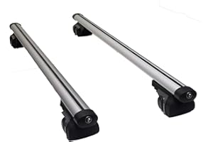 UKB4C Aluminium Locking Roof Rack Cross Bars fits Skoda Karoq 2018-2020