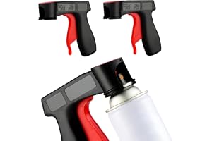 Defsedar 2PCS Instant Aerosol Trigger Handle, Instantly Converts Spray Cans into Spray Guns, Full Hand Grip, Reusable, Easy to Clip-On, Off - Universal Fit, Use on Spray Paint, Adhesives